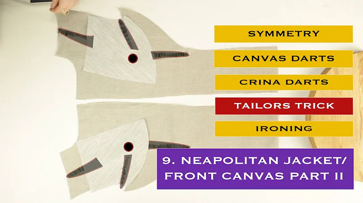 9. FRONT CANVAS/ NEAPOLITAN JACKET Part 2 #couture #bespoke #sewing #mtm #pattern #luxury #tailoring