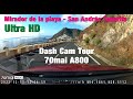 Mirador de la playa - San Andrés Tenerife Spain.Dash cam 70mai A800