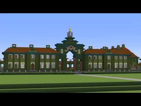 Ruzhany Palace (Belarus) in Minecraft