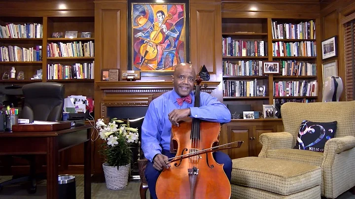 President Crutcher's cello interlude during COVID-19