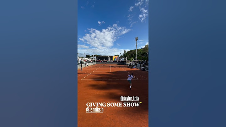 Jannik Sinner and Taylor Fritz training Masger 1000 Roma - ⌛️🇮🇹🦊