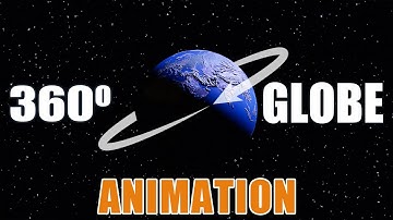 360° Globe Animation in Blender (Animation Tutorial)
