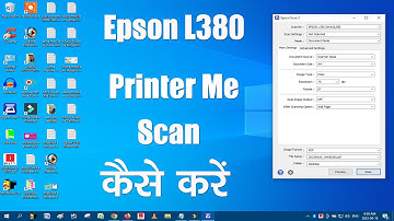 Epson L380 Printer Me Scan Kaise Kare | How to Scan in Epson L380 Printer