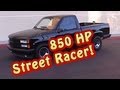 Vicious Truck Burnouts!  850 HP 632 CI BBC Chevy Truck from Nelson Racing Engines.