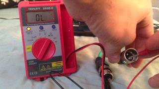 How to Test an XLR Cable Using a Multimeter