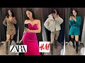 ШОППИНГ-ВЛОГ: ZARA И H&M | ПЛАТЬЯ НА НОВЫЙ ГОД, ПАЛЬТО, ВЫСОКИЕ САПОГИ