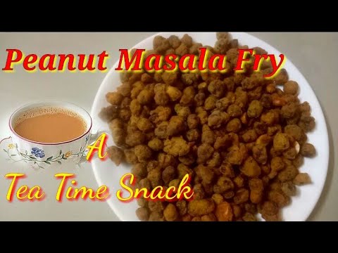#Peanutmasala#teatimesnack.घर पर बनाएँ बाजार जैसी कुरकुरी मूंगफली मसाला,Healthy and tasty