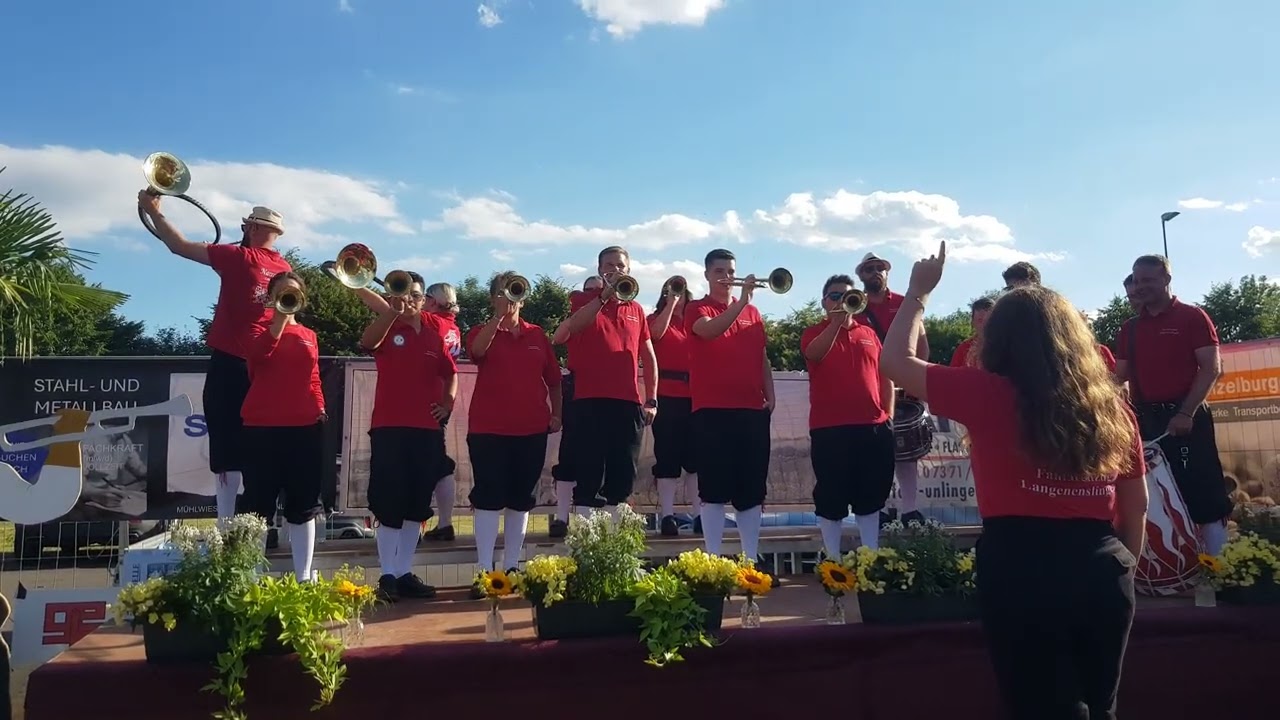Fanfarenzug Langenenslingen am 28.06.2025 (40Jahre Fanfarenzug Unlingen)