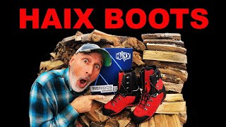 HAIX boots opening and first try on!
