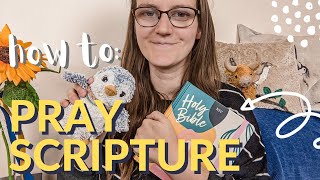 A STEPBYSTEP GUIDE TO PRAYING SCRIPTURE  how to pray scripture for beginners (with examples!)