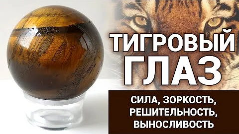 Тигровый глаз - решительность, терпеливость, зоркость и выносливость