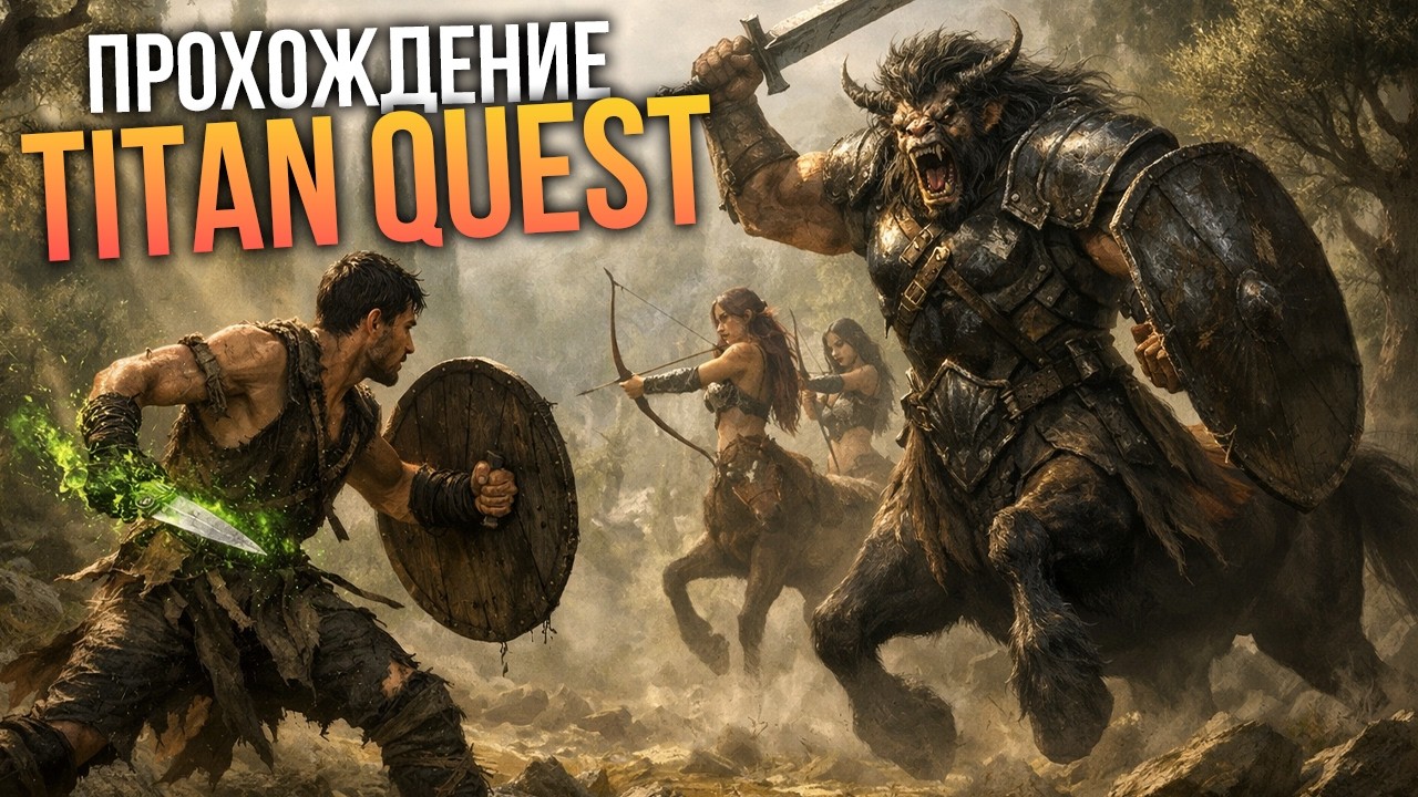 Прохождение Titan Quest за Воина! Пройдоха - Тень и Руны, Норма Греция, Начало игры #1