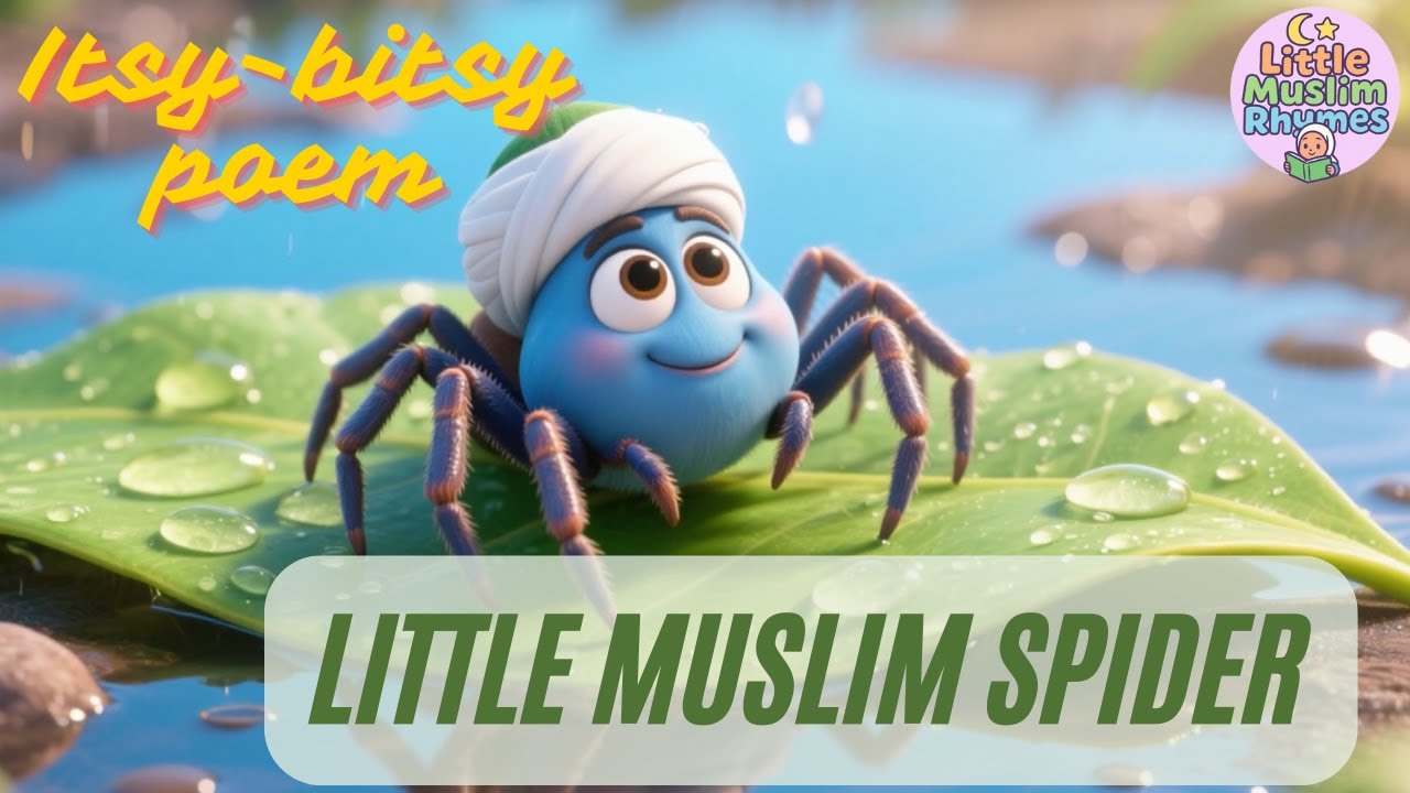 Itsy-Bitsy Muslim Spider I Kids Song | Sing Along Alhamdulillah I Islamic Cartoon I Nursery Rhymes