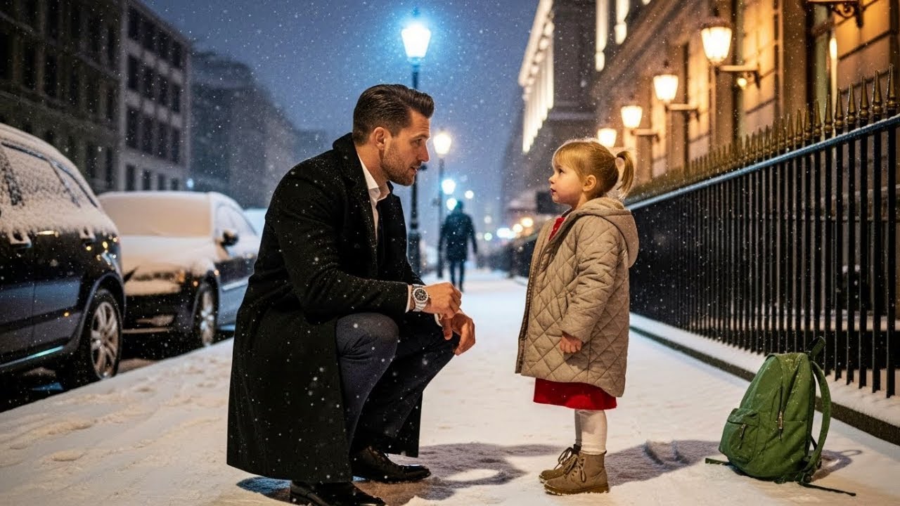 Mala djevojčica rekla: “moja mama sinoć nije vratila kući…” — Milijunaš ju pratio kroz snijeg…