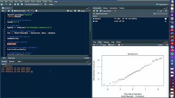 Linear regression assumptions in R