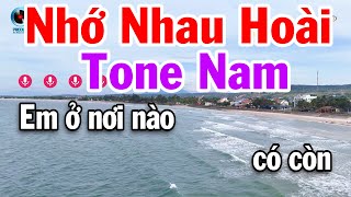 Karaoke Nhớ Nhau Hoài Tone Nam Nhạc Sống Dễ Hát Tuấn Cò 2026
