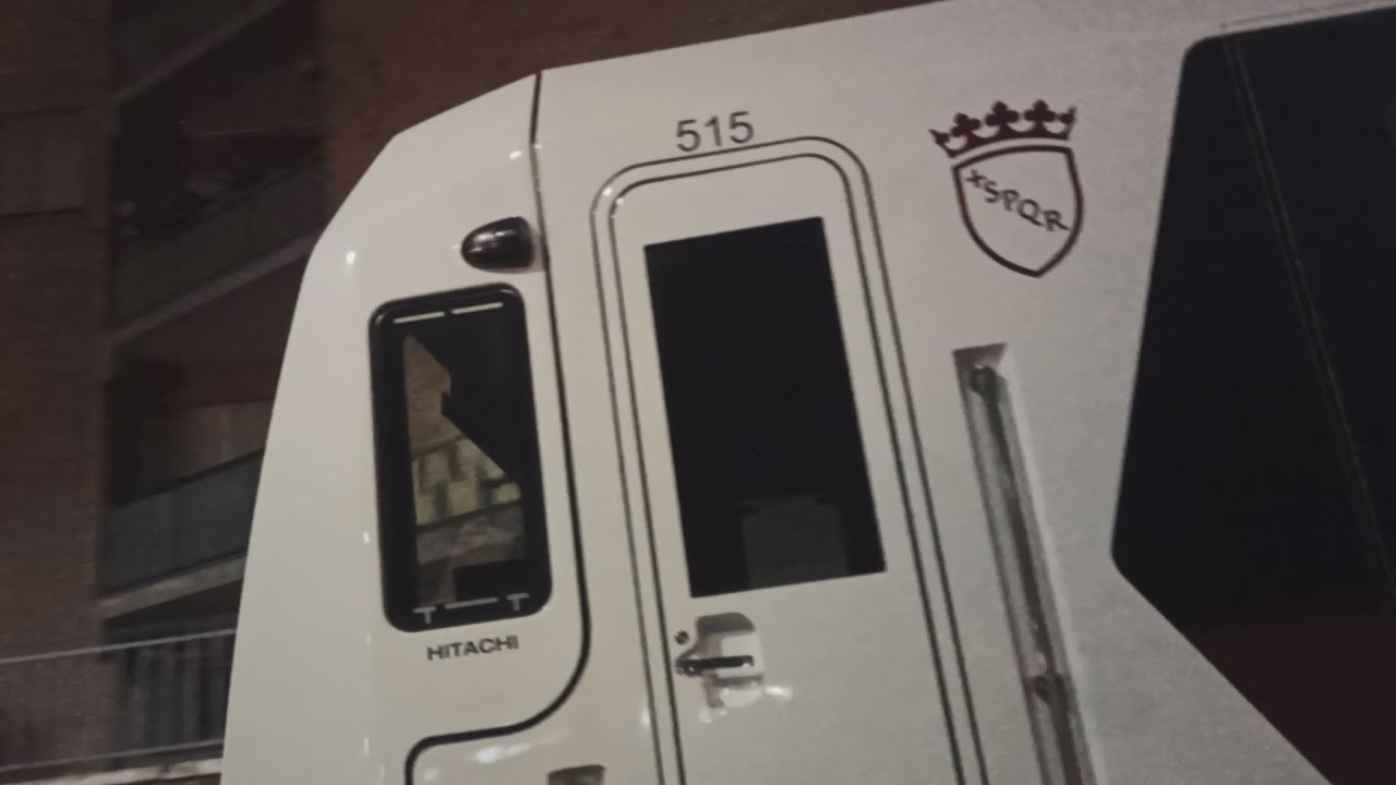 Consegna del treno Hitachi 515-516 per la Metro B (01/12/2025)