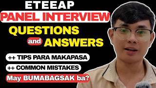 ETEEAP Panel Interview Questions and Answers, TIPS 2026 | Complete Guide for Applicants
