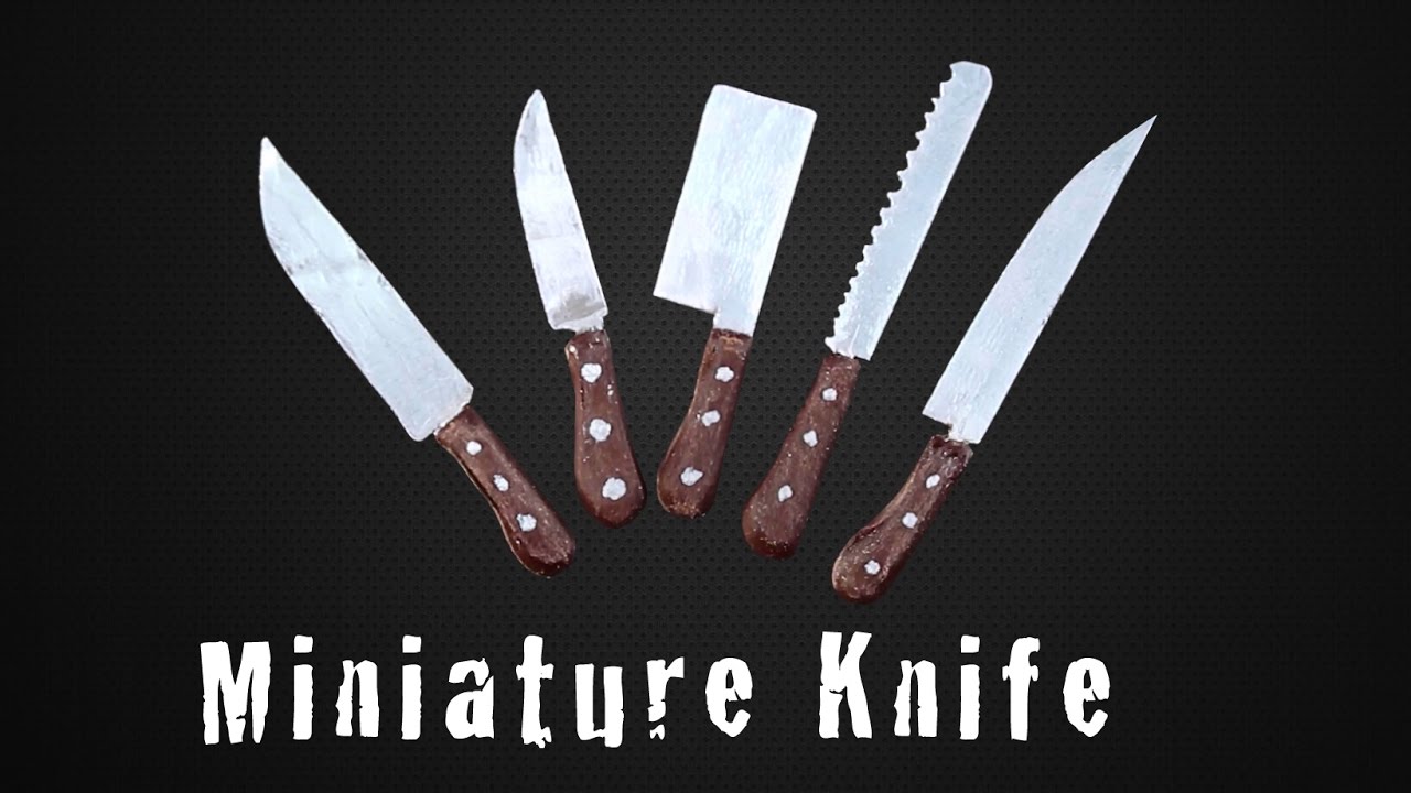 Miniature Kitchen Knife Polymer Clay Tutorial YouTube