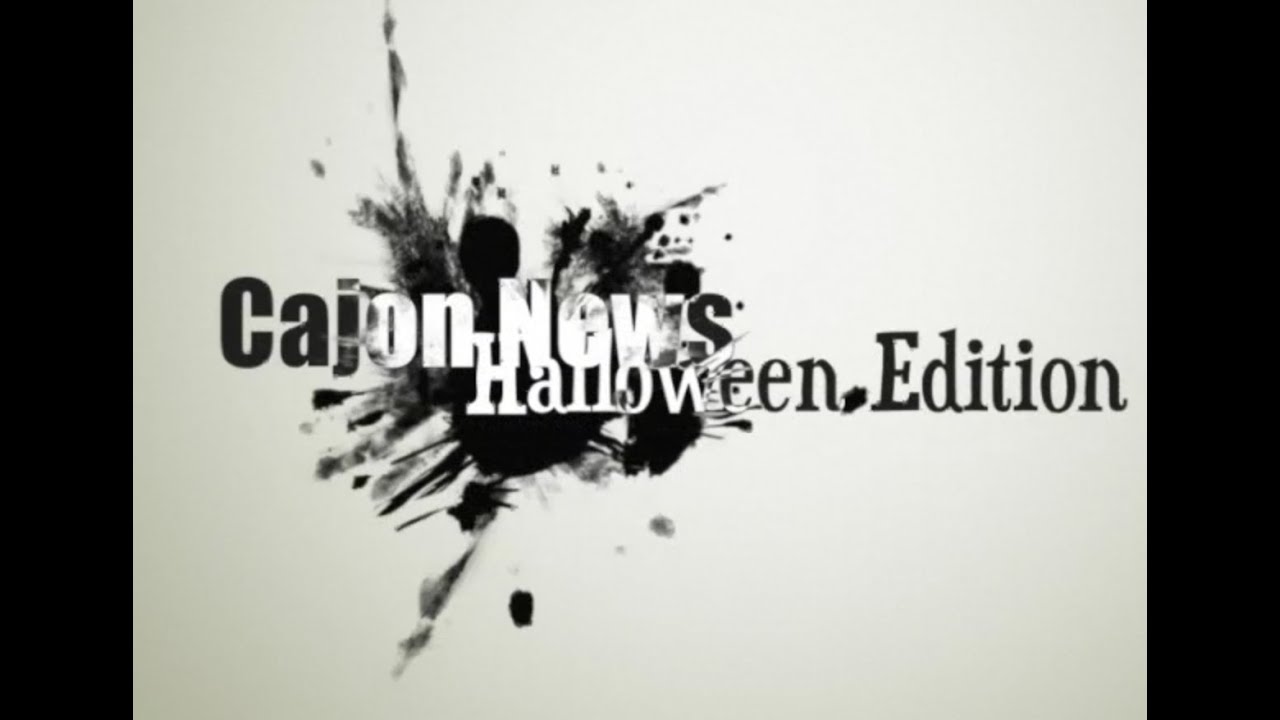 Cajon News Halloween Edition October 29, 2021 YouTube