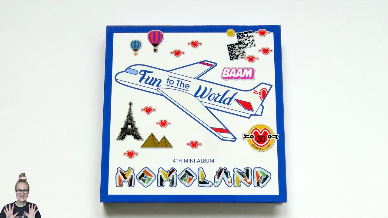 Unboxing MOMOLAND 모모랜드 4th Mini Album Fun to the World - BAAM