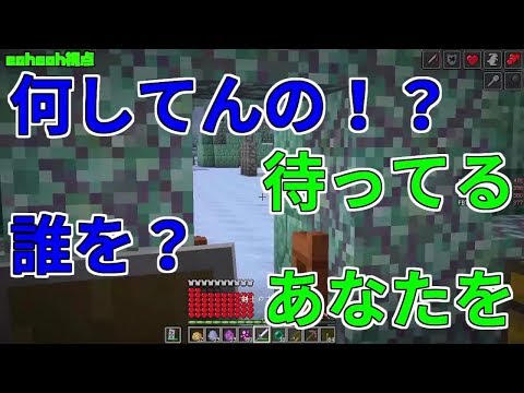 【MSSP切り抜き】日刊マイクラ#794　何してんの！？ → 待ってる → 誰を？ → あなたを