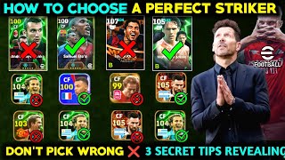 Pro players won't tell you this ‼️ | The 3 secret algorithm | How to choose a good cf in Efootball screenshot 5