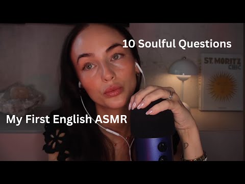 My First ASMR in English | 10 Soulful Questions for Deep Self-Reflection & Sleep