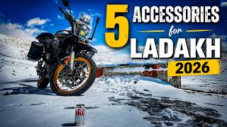 5 Important Accessories for LADAKH 2026 | HIMALAYAN 450 | TheMalangMan