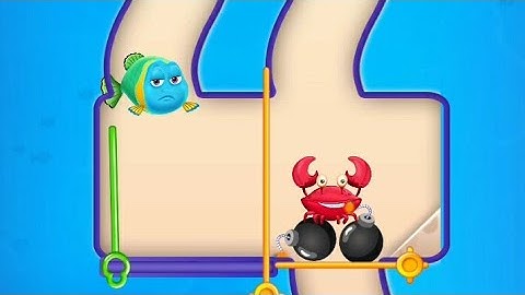Save the Fish - pull the pin game ​​- All Levels Gameplay - Android ios game - max level - 91-95
