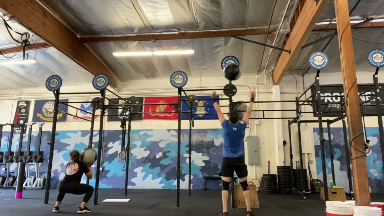 CrossFit Workout Karen, 150 Wall Ball Shots For Time YouTube