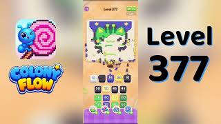 Colony Flow Level 377 Walkthrough | Full Gameplay | Solutionguruji