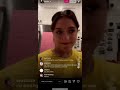 Kenzie Ziegler Instagram Live 11th August ,2021