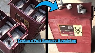 Trojan Battery 6Volt #TrojanBattery #HeavyDuty #battery #batteryrepair #repairwork #diy #reapir