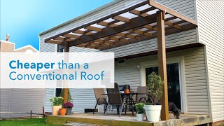 Building a Low-Cost CLEAR Deck Roof