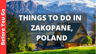 Zakopane Poland Travel Guide: 15 BEST Things to Do in Zakopane