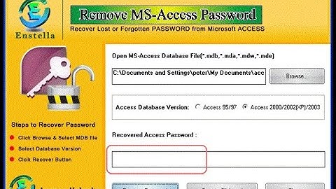 How to Remove Password from MS Access Database Lecture#3