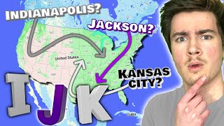 How Many I, J, and K Cities Can I Name in the US?