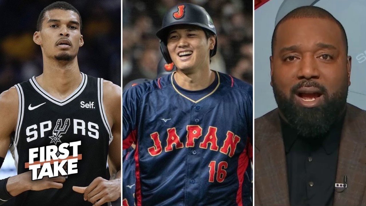 FIRST TAKE | Wemby or Ohtani? Who has the better day? - Chris Canty & Stephen A. Smith
