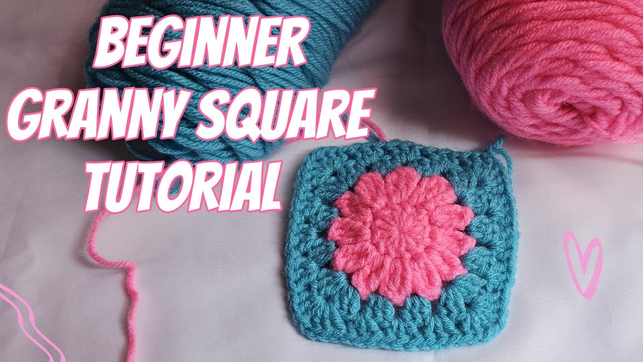 How to crochet a granny square for beginners| Easy guide| Beginner ...