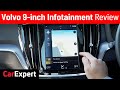 Test de linfodivertissement volvo sensus  lcran dinfodivertissement portrait de 90 pouces cest comme lire un livre 