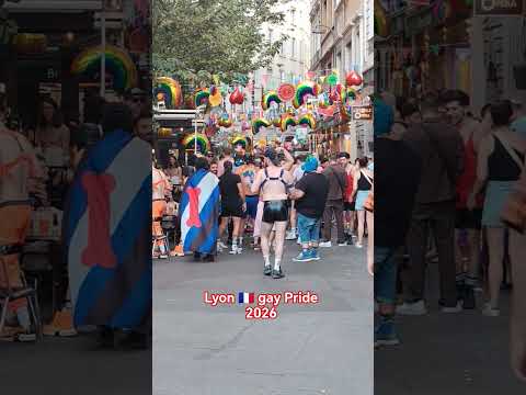 Lyon 69 🇫🇷 gay pride 2026 #travel #france #lyon