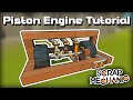 How to Make a Piston Engine for Survival! (Scrap Mechanic Tutorial)