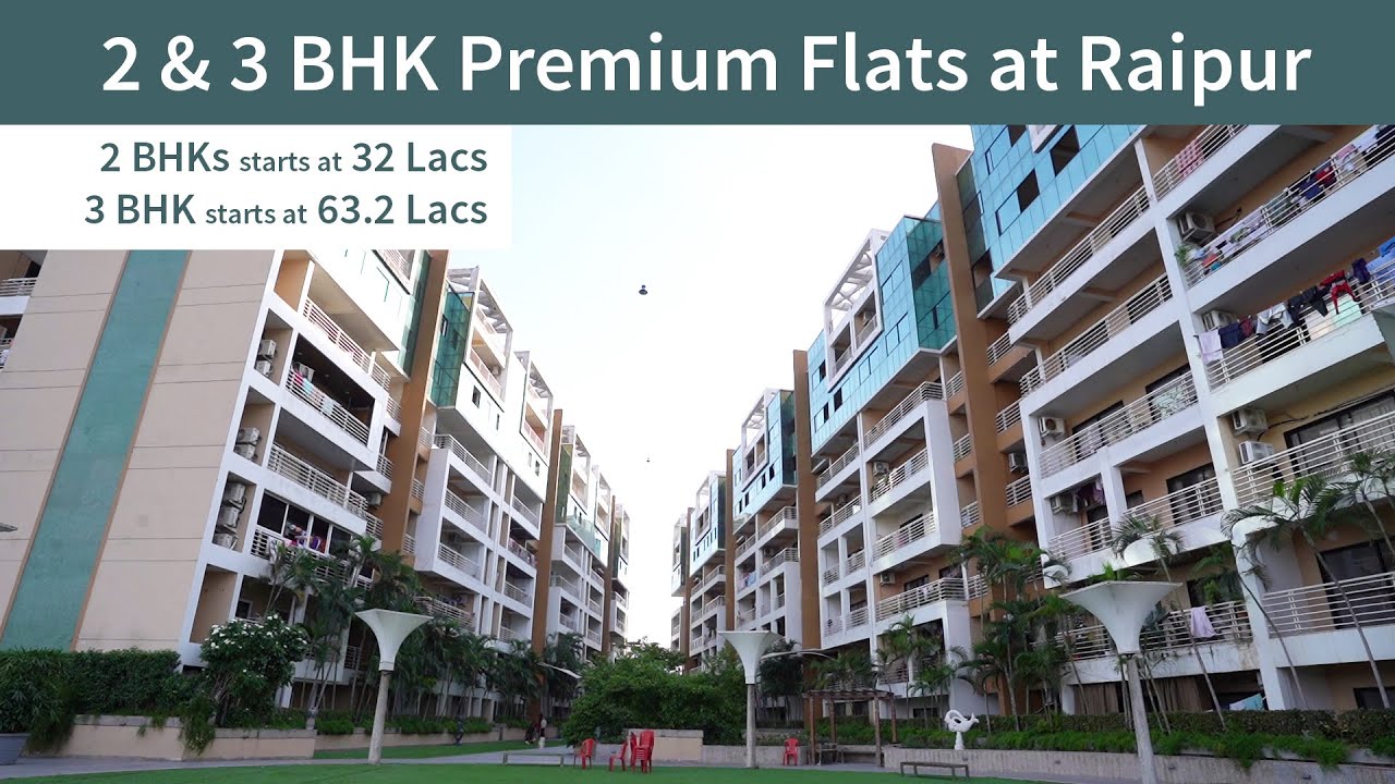 2 BHK & 3 BHK Premium Apartments at Raipur, Saddu | Chaitanya Greens | Alpha Realty