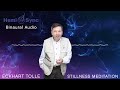 A Special Meditation - Deepening Into the Dimension of Stillness with Eckhart Tolle (Binaural Audio)