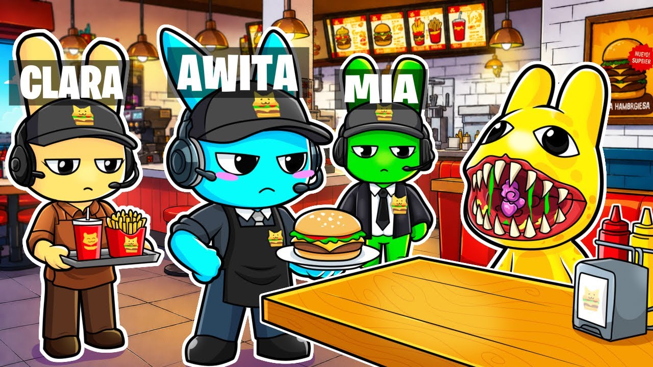 Sobreviviendo 100 NOCHES en Un RESTAURANTE de ANIMALES en Roblox!