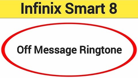 How to turn off message ringtone Infinix Smart 8, message sound band kaise karen, message problem