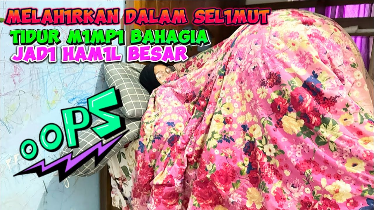 T1DUR M1mp1 BAHAG1A HAM1L HUJAN PETIR TAKUT MELAH1RKAN DALAM SEL1MUT BAY1 K3MBAR |AA NANB1N