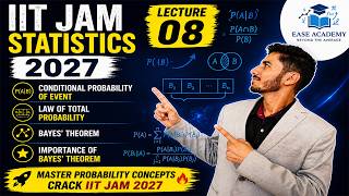 Lecture 08 | IIT JAM 2027 | Conditional Probability, Law of Total Probability, Bayes’ Theorem