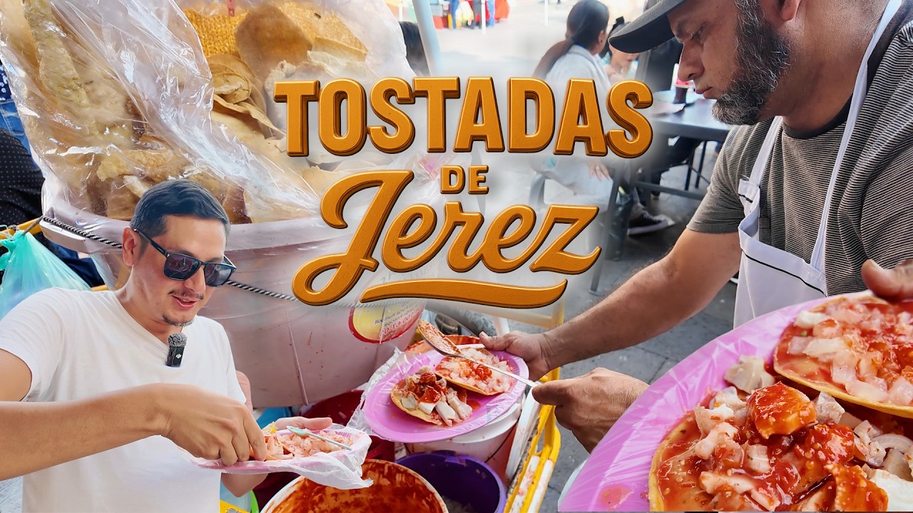 Probamos las tostadas más famosas de Zacatecas y están en Jerez 😋